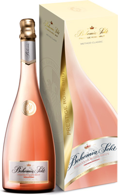 Bohemia Sekt Prestige ros� brut d�rkov� balen�